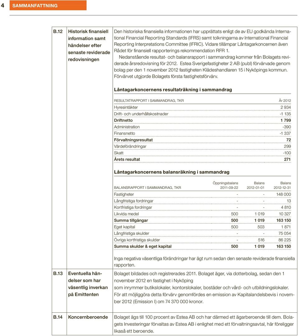 Reporting Standards (IFRS) samt tolkningarna av International Financial Reporting Interpretations Committee (IFRIC).