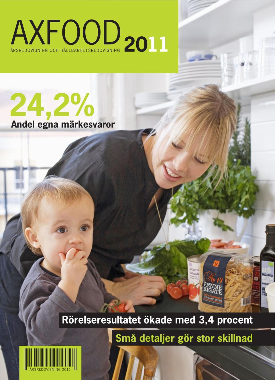 märkesvaror Rörelseresultatet ökade med 3,4