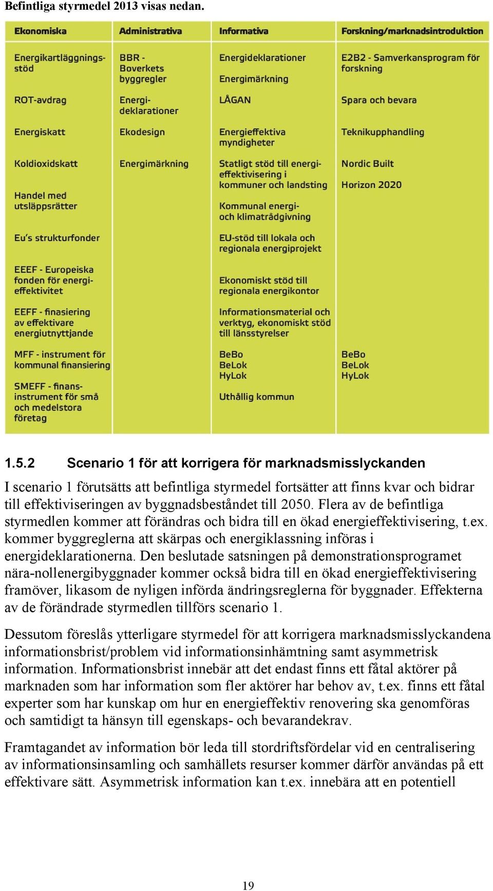 Flera av de befintliga styrmedlen kommer att förändras och bidra till en ökad energieffektivisering, t.ex. kommer byggreglerna att skärpas och energiklassning införas i energideklarationerna.