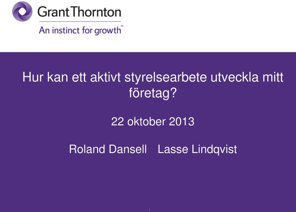 mitt företag?