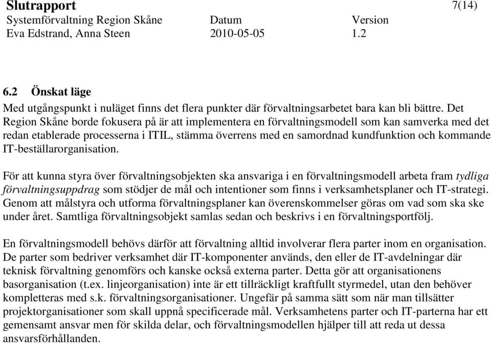 IT-beställarorganisation.