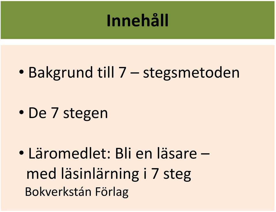 Läromedlet: Bli en läsare med