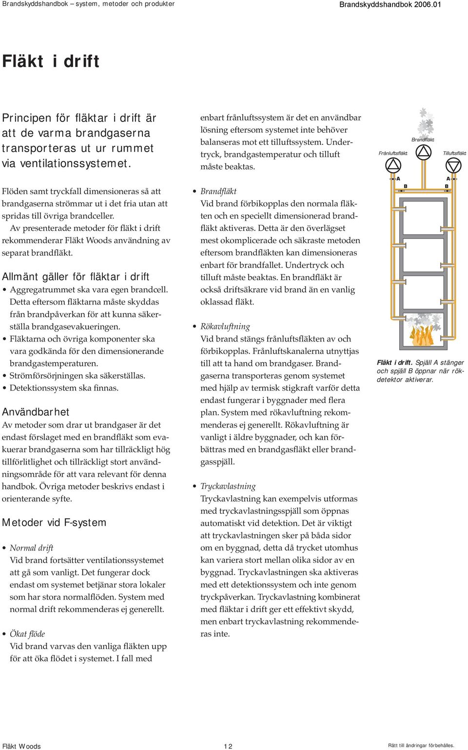 Brandskyddshandbok 2006 System, metoder och produkter Fläkt Woods.  Brandskyddshandbok System, metoder och produkter - PDF Gratis nedladdning