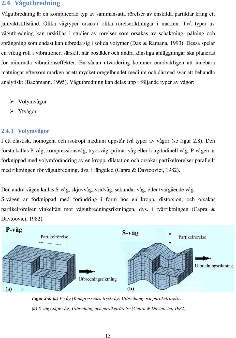 Dessa spelar en viktig roll i vibrationer, särskilt när bostäder och andra känsliga anläggningar ska planeras för minimala vibrationseffekter.