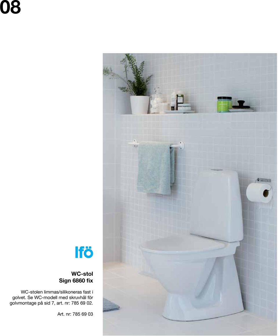 Se WC-modell med skruvhål för