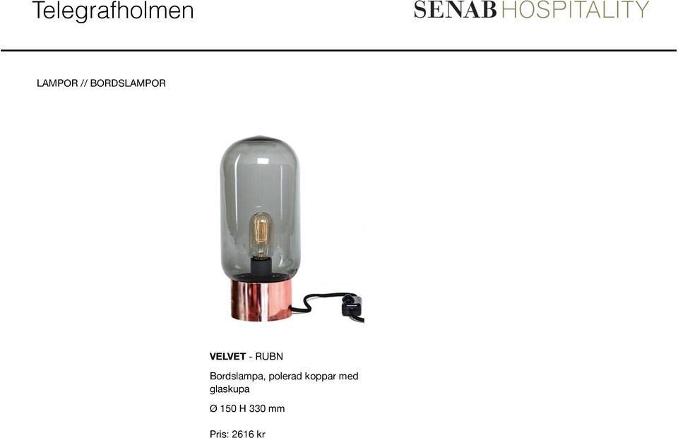 polerad koppar med