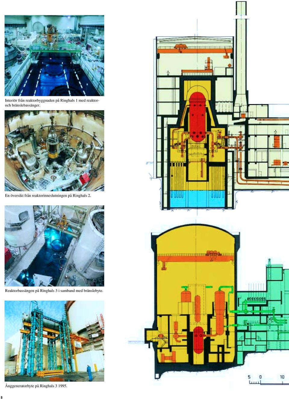 En översikt från reaktorinneslutningen på Ringhals 2.