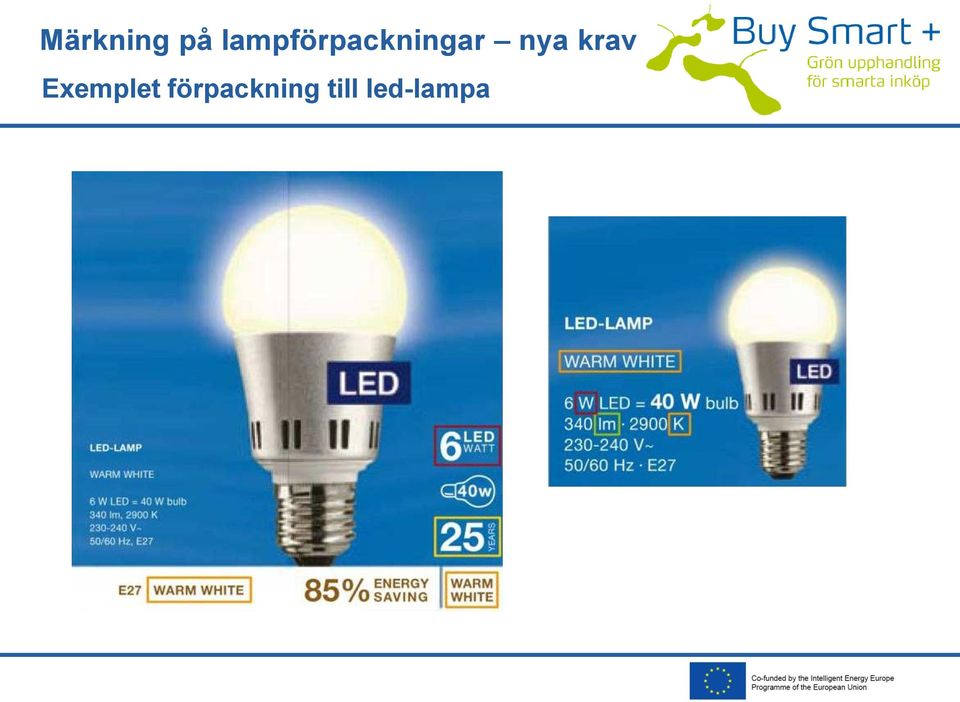 nya krav Exemplet