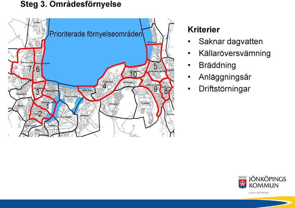 Saknar dagvatten