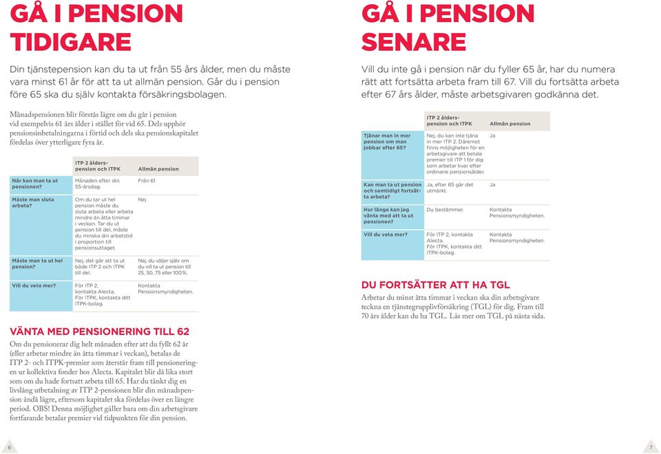 Dels upphör pensionsinbetalningarna i förtid och dels ska pensionskapitalet fördelas över ytterligare fyra år. När kan man ta ut pensionen? Måste man sluta arbeta? Måste man ta ut hel pension?