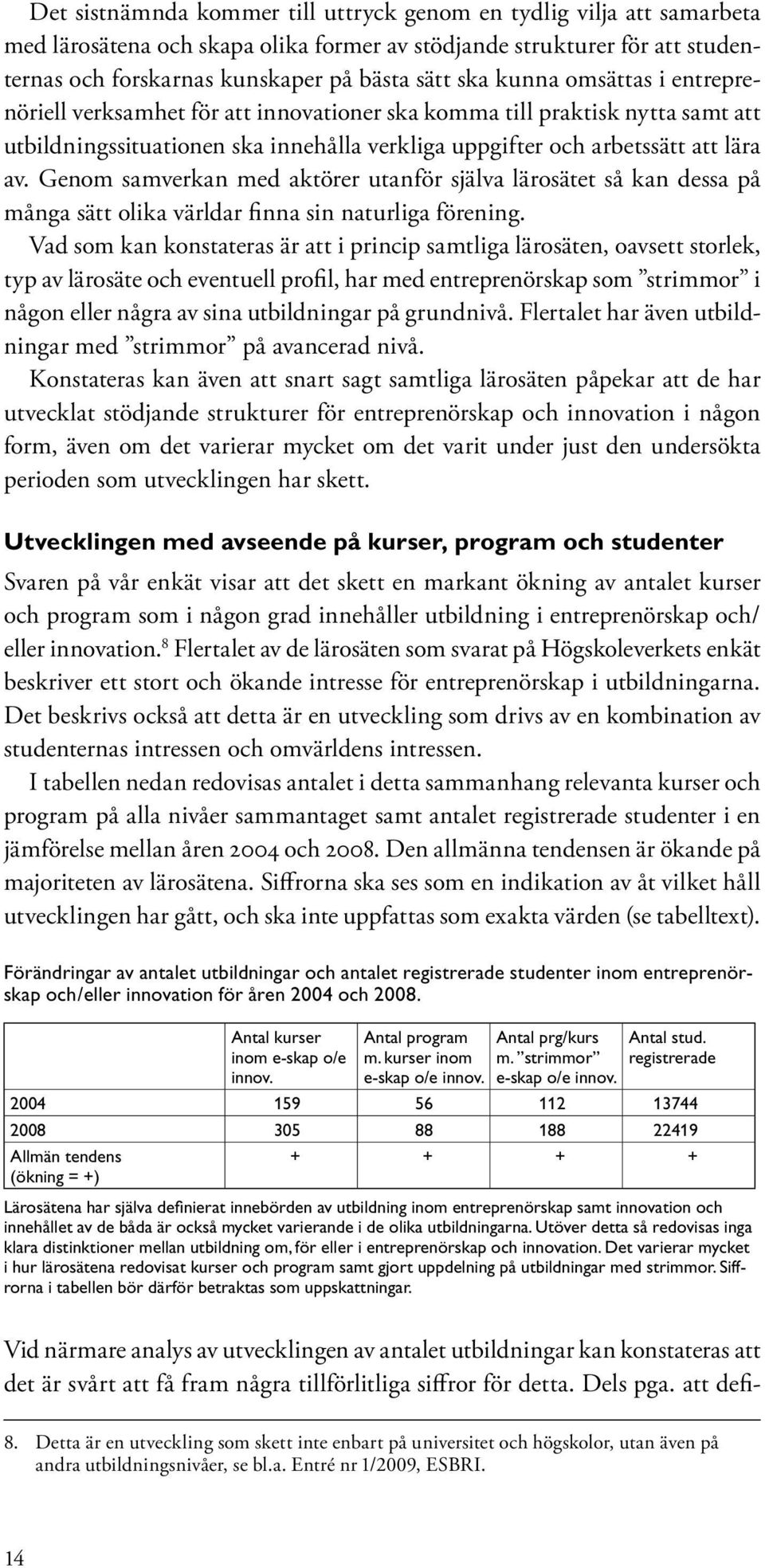 Genom samverkan med aktörer utanför själva lärosätet så kan dessa på många sätt olika världar finna sin naturliga förening.