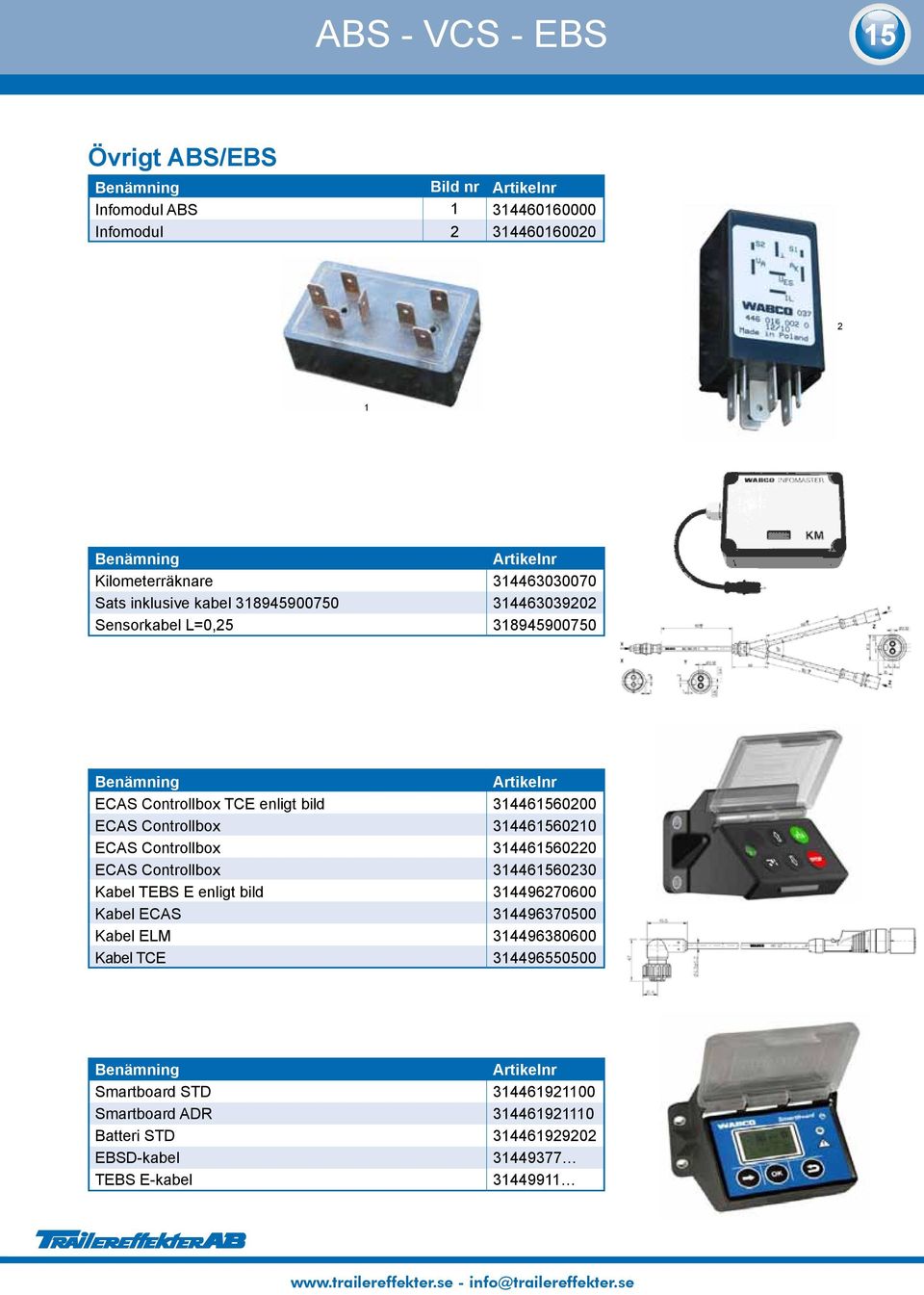 34465600 ECAS Controllbox 34465600 ECAS Controllbox 344656030 Kabel TEBS E enligt bild 3449670600 Kabel ECAS 34496370500 Kabel