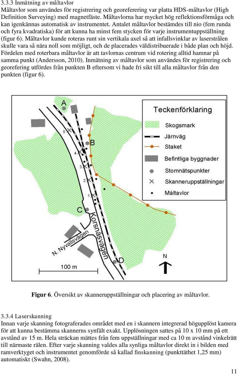 Antalet måltavlor bestämdes till nio (fem runda och fyra kvadratiska) för att kunna ha minst fem stycken för varje instrumentuppställning (figur 6).