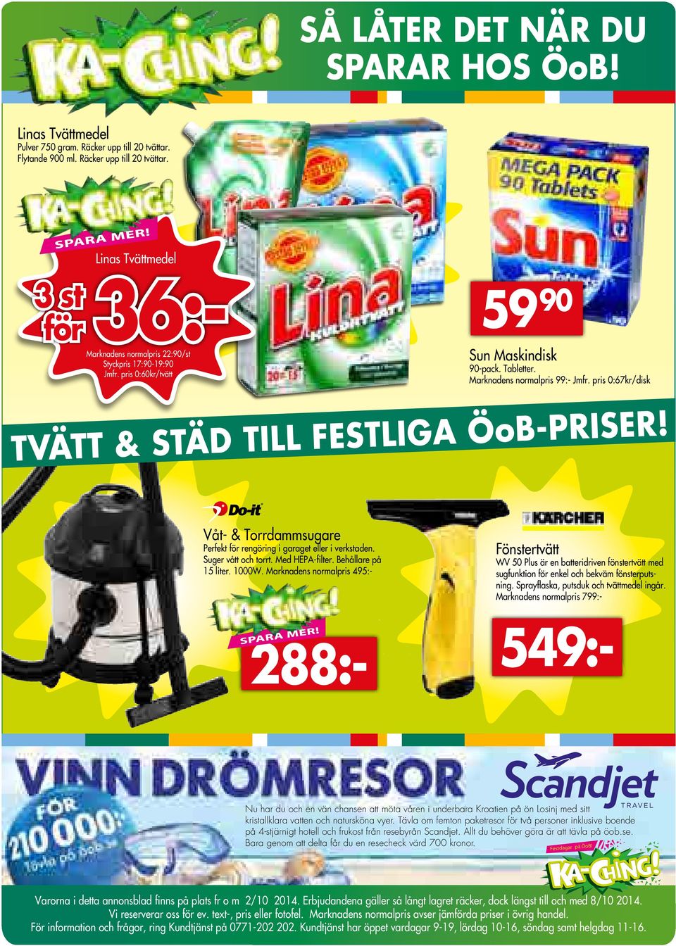 Suger vått och torrt. Med HEPA-filter. Behållare på 15 liter. 1000W.