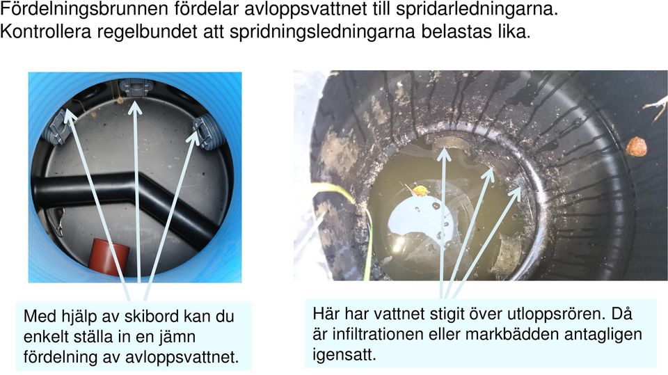 Med hjälp av skibord kan du enkelt ställa in en jämn fördelning av