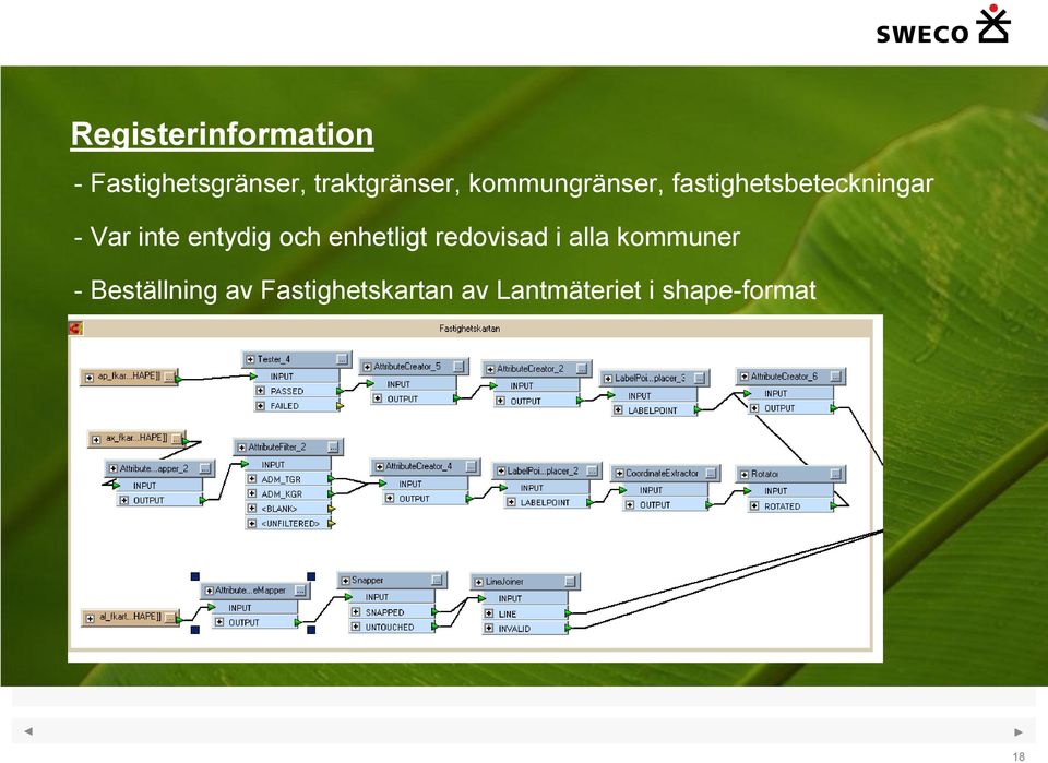 entydig och enhetligt redovisad i alla kommuner -