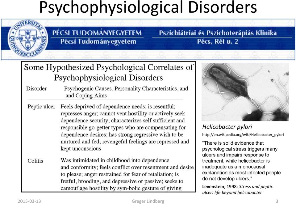 and impairs response to treatment, while helicobacter is inadequate as a monocausal explanation as