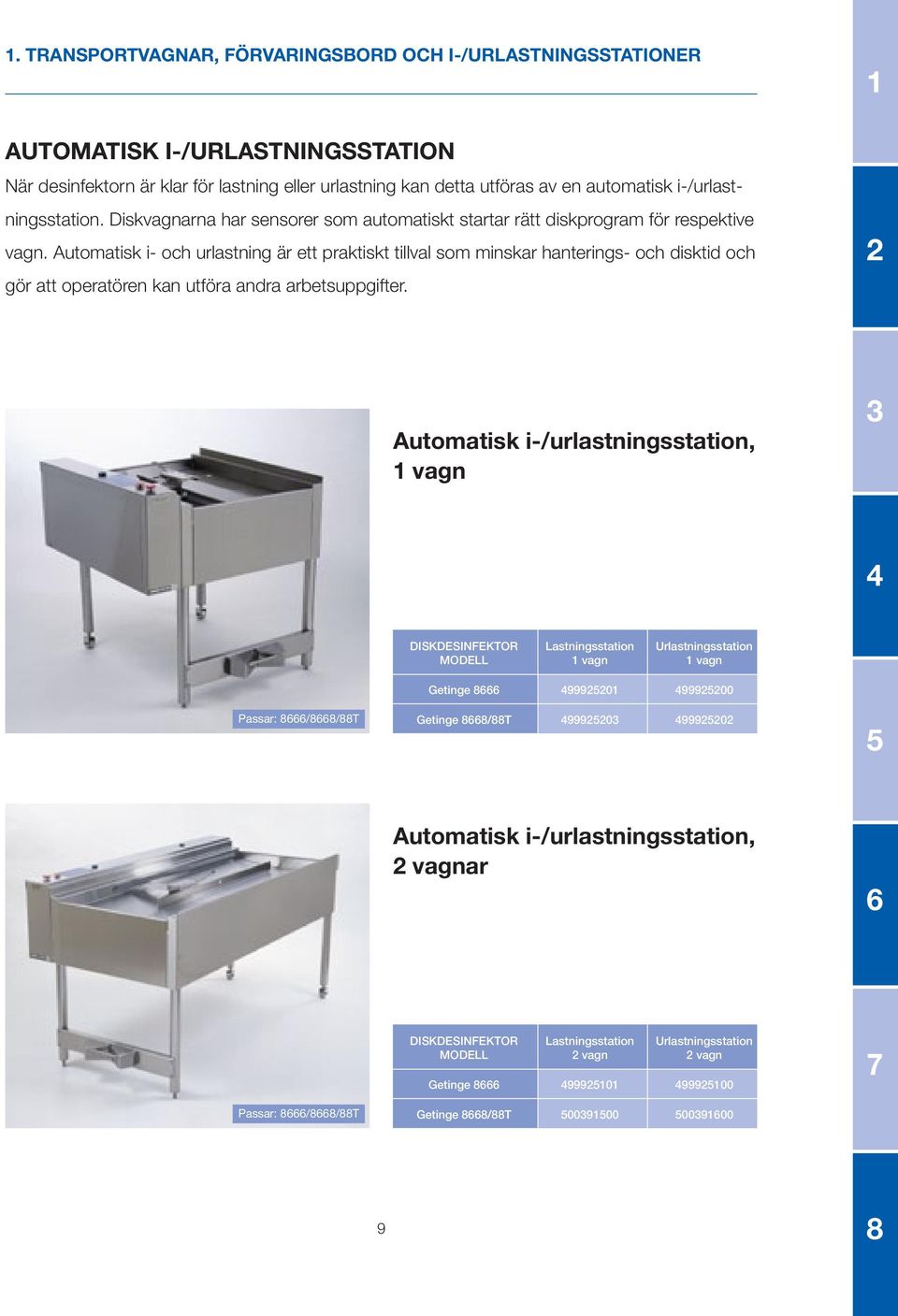 Automatisk i- och urlastning är ett praktiskt tillval som minskar hanterings- och disktid och gör att operatören kan utföra andra arbetsuppgifter.