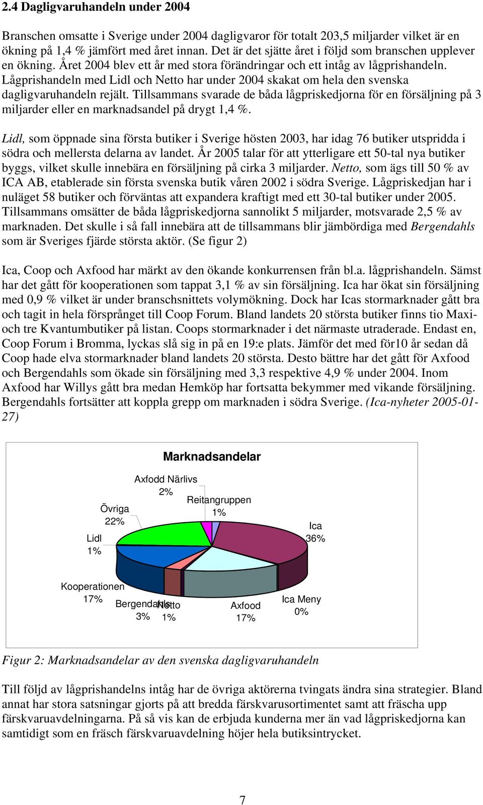 Lågprishandeln med Lidl och Netto har under 2004 skakat om hela den svenska dagligvaruhandeln rejält.