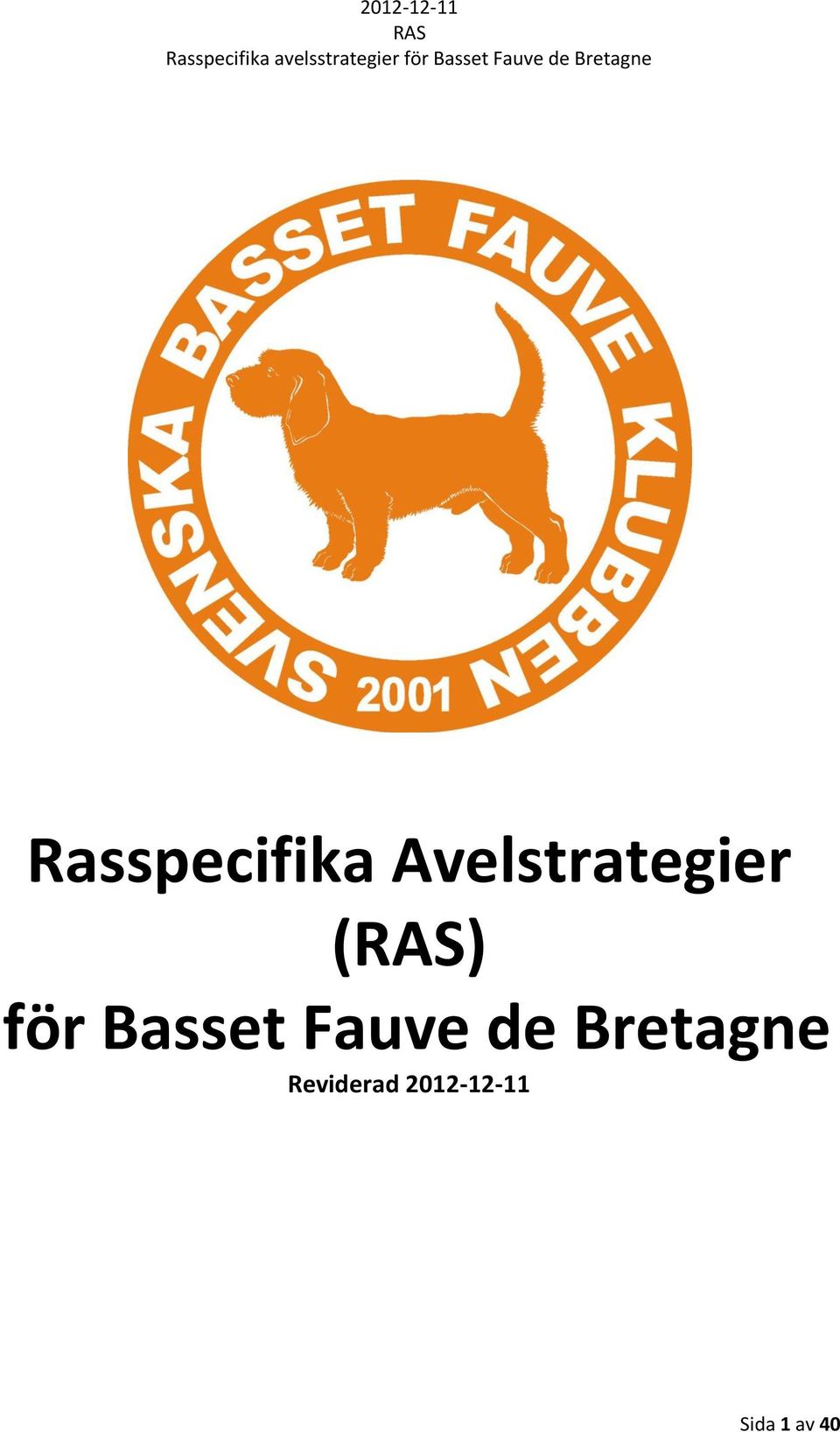 Basset Fauve de