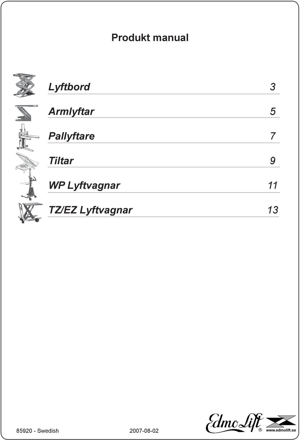 WP Lyftvagnar TZ/EZ