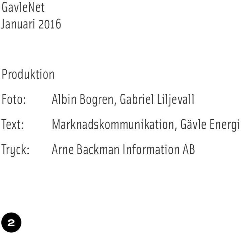 Text: Marknadskommunikation, Gävle