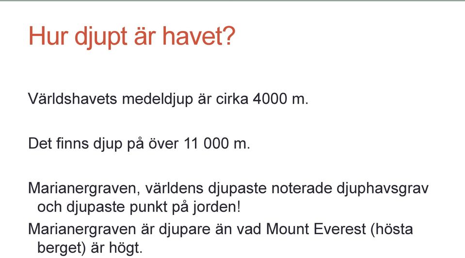 Marianergraven, världens djupaste noterade djuphavsgrav och