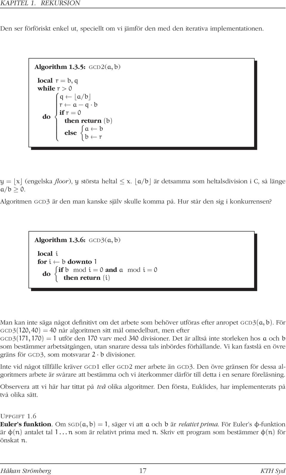 Algoritmen GCD3 