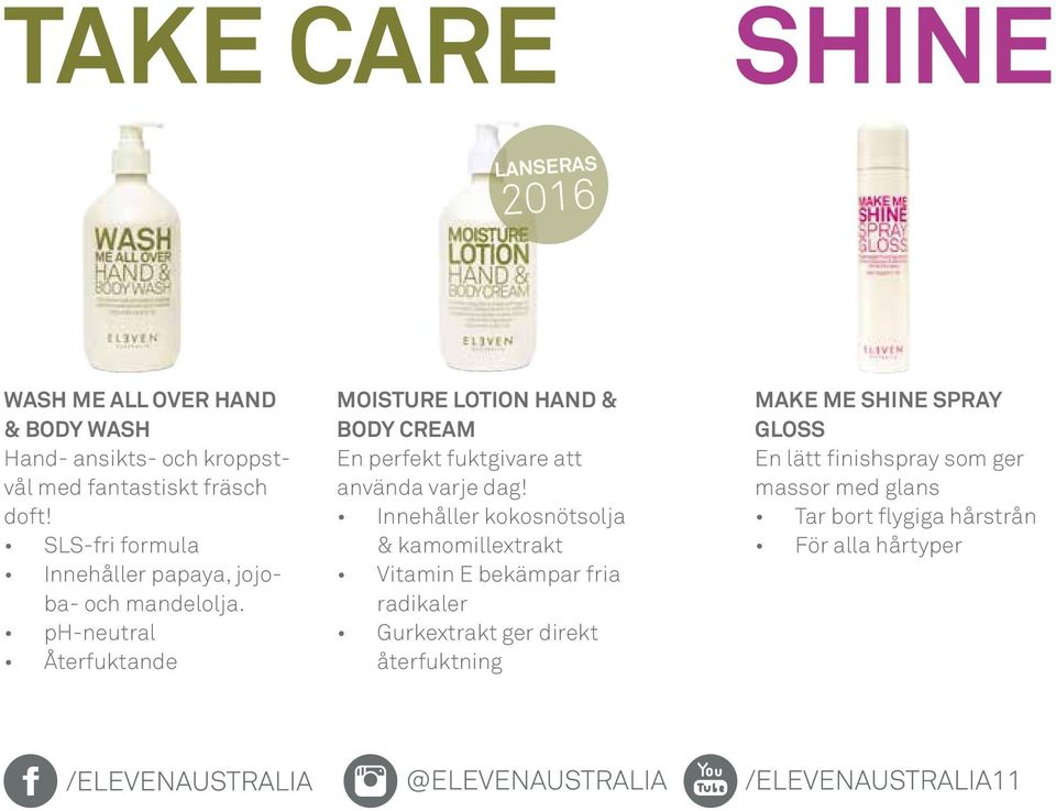 ph-neutral Återfuktande MOISTURE LOTION HAND & BODY CREAM En perfekt fuktgivare att använda varje dag!
