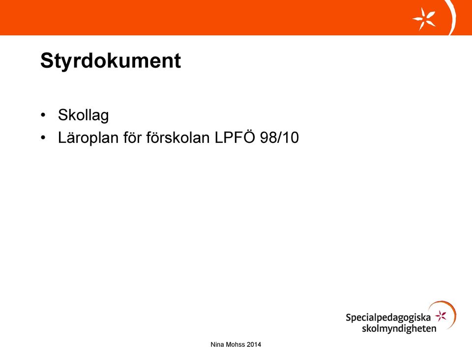Läroplan för