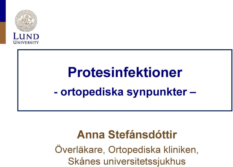 Stefánsdóttir Överläkare,