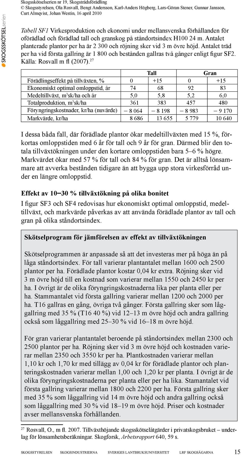 Källa: Rosvall m fl (2007).