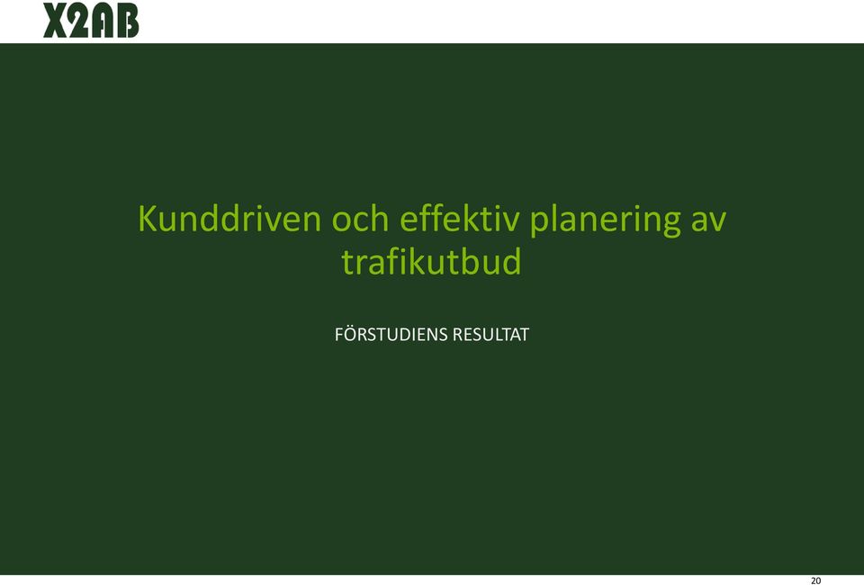 planering av