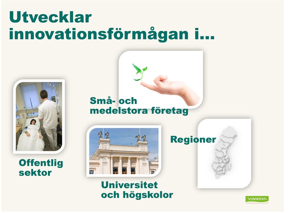 Sidhuvud/sidfot) Utvecklar innovationsförmågan i Små-