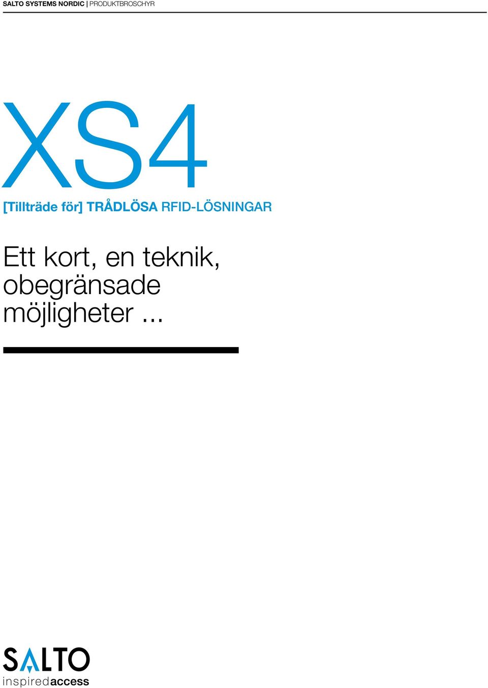för] TRÅDLÖSA RFID-LÖSNINGAR