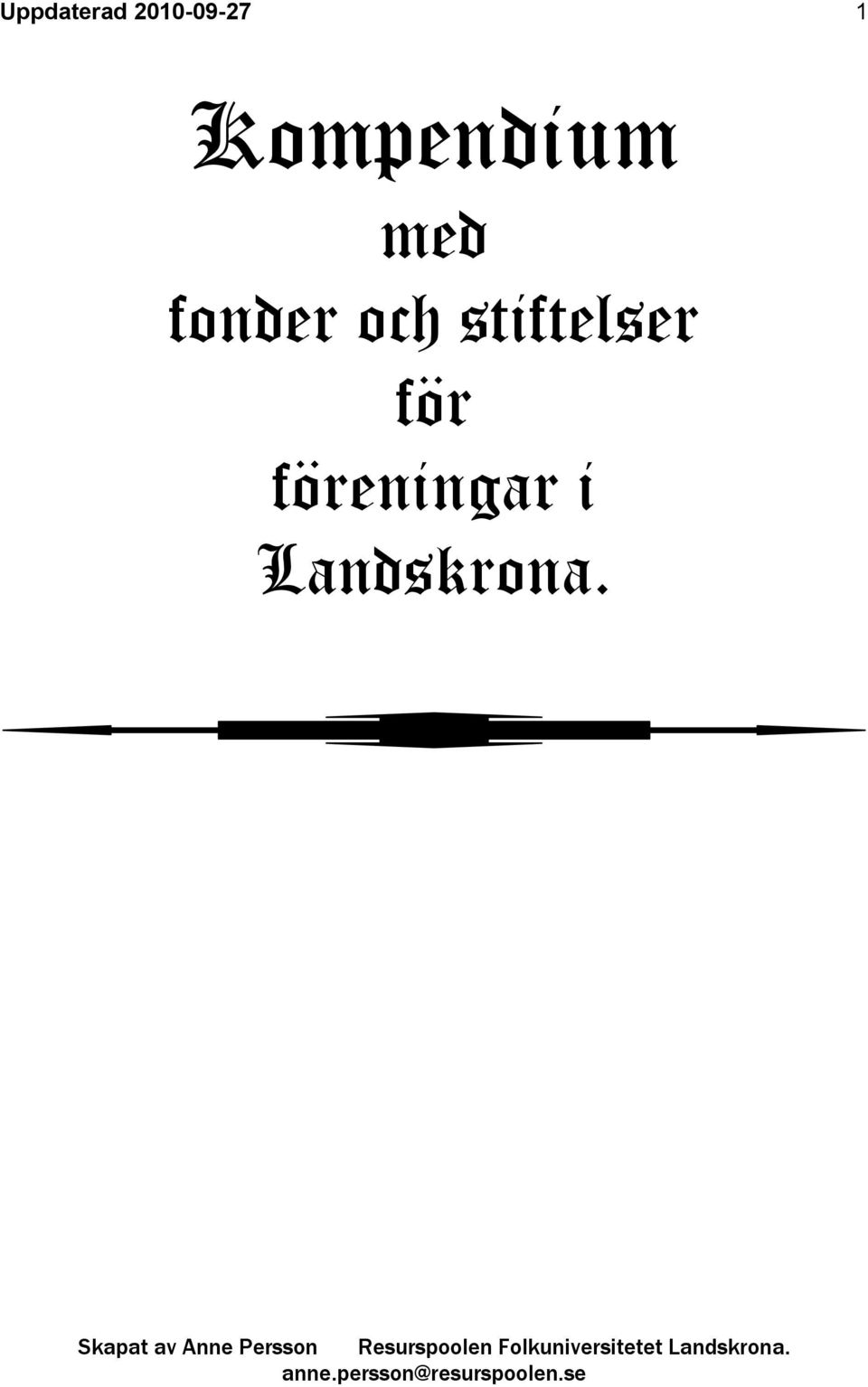 Skapat av Anne Persson Resurspoolen