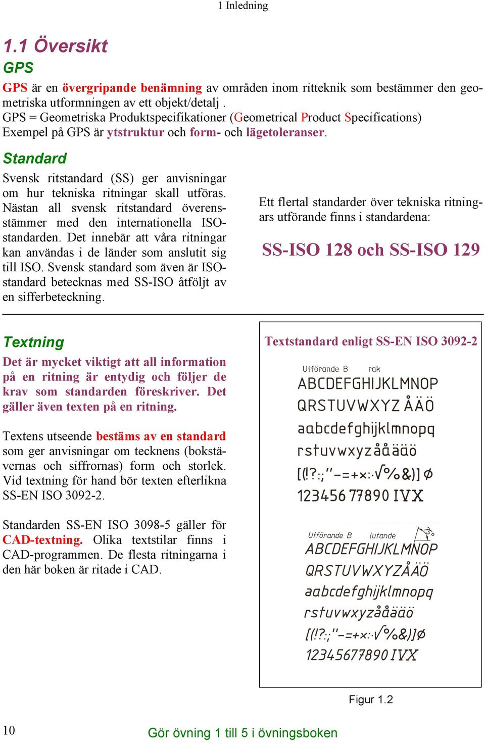 Standard Svensk ritstandard (SS) ger anvisningar om hur tekniska ritningar skall utföras. Nästan all svensk ritstandard överensstämmer med den internationella ISOstandarden.