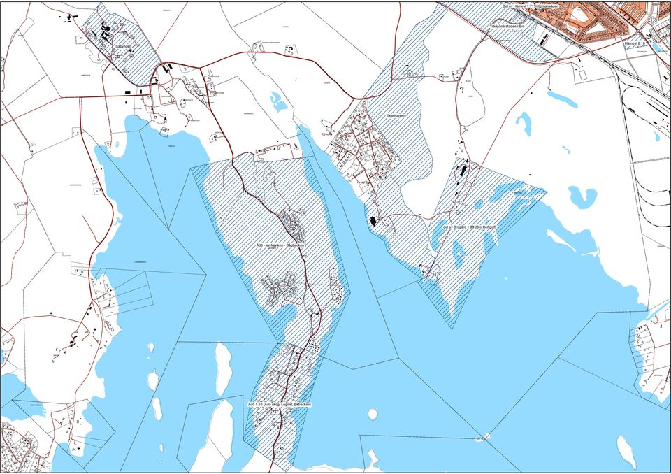 - Verkaviken - Sågbacken BJÖRKNÄS 40,88 40,89 Ådö 1:10 (Adö skog, Lugnet, Ekbacken) KVISTA HUSBY HUSBY HUSBY Del av Härnevi 1:71,