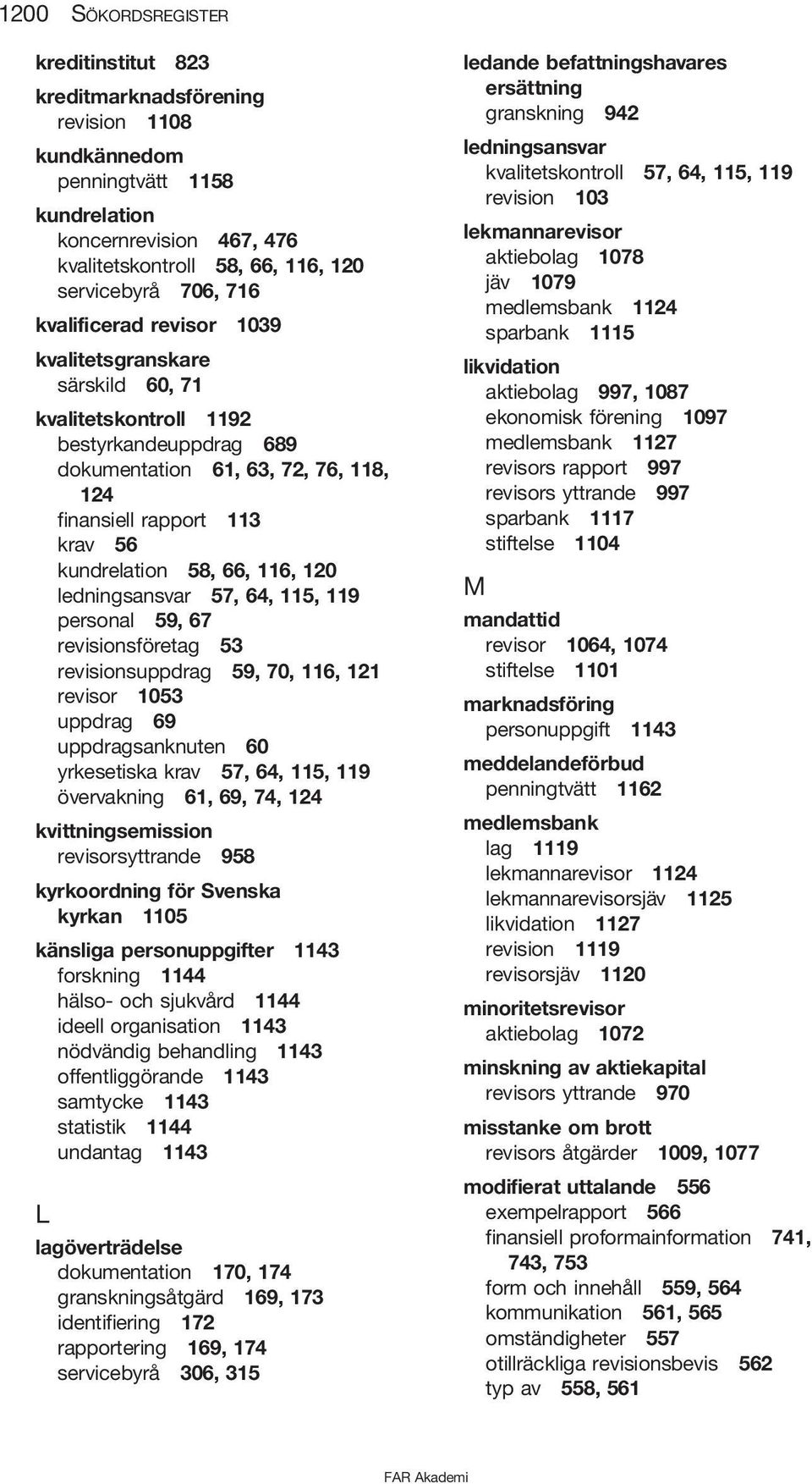 66, 116, 120 ledningsansvar 57, 64, 115, 119 personal 59, 67 revisionsföretag 53 revisionsuppdrag 59, 70, 116, 121 revisor 1053 uppdrag 69 uppdragsanknuten 60 yrkesetiska krav 57, 64, 115, 119