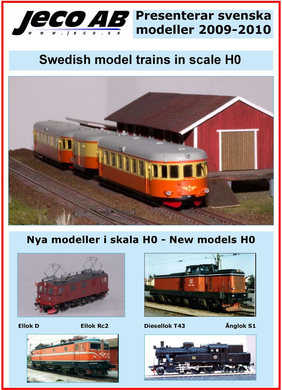 modeller i skala H0 - New models H0