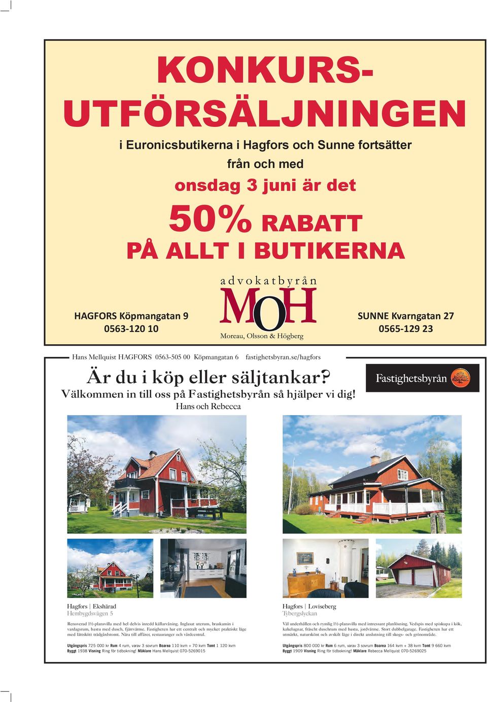 Hagfors-Gustav Adolfs frsamling Pensionerade lg- och medelinkomsttagare i singelhushll i villa utanfr sm- I Hagfors bor 47% kvinnor och 53% mn. Haglvsvgen 13B Vrmlands Ln, Hagfors - satisfaction-survey.net