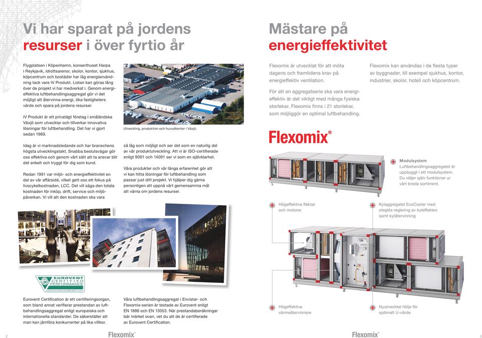 Genom energieffektiva luftbehandlingsaggregat gör vi det möjligt att återvinna energi, öka fastigheters värde och spara på jordens resurser.