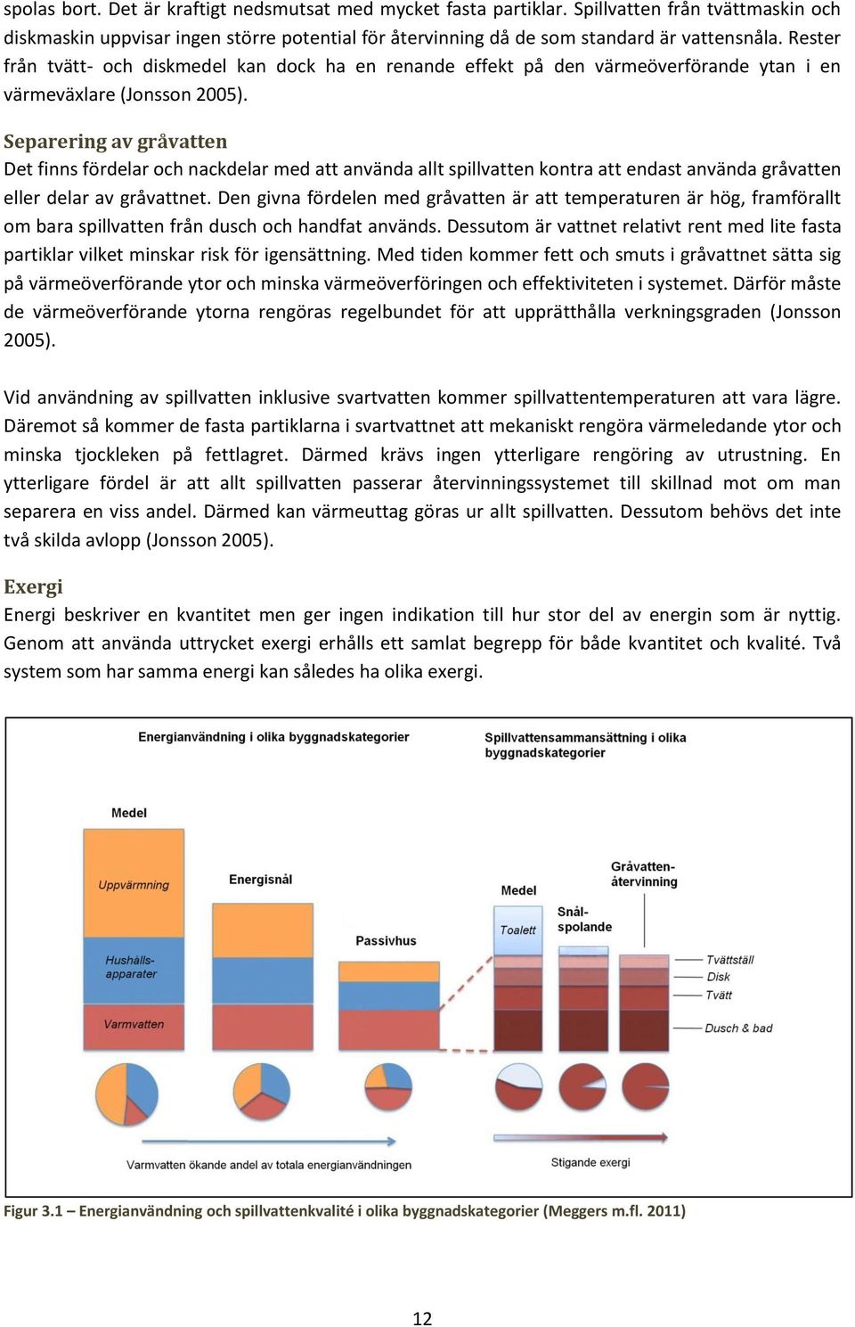 Separering av gråvatten Det finns fördelar och nackdelar med att använda allt spillvatten kontra att endast använda gråvatten eller delar av gråvattnet.