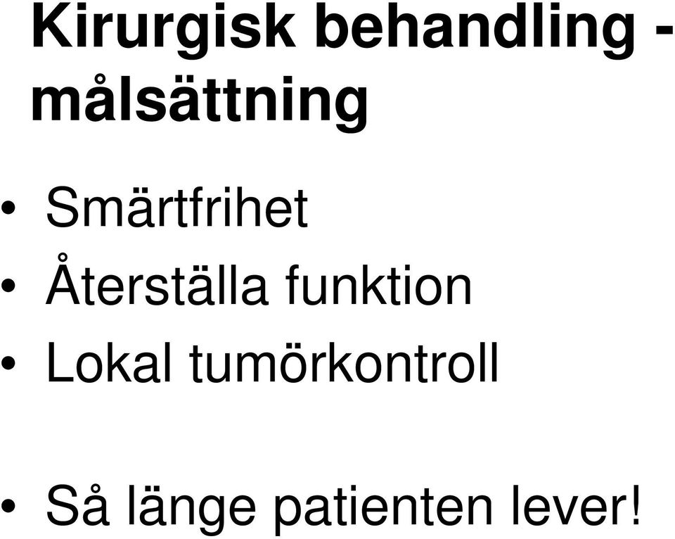 Återställa funktion Lokal