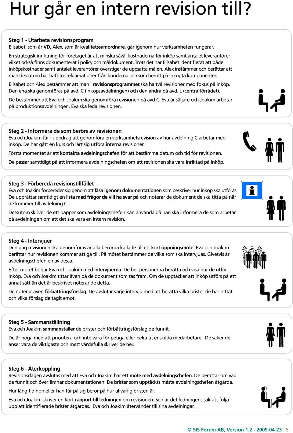 Trots det har Elisabet identifierat att både inköpskostnader samt antalet leverantörer överstiger de uppsatta målen.