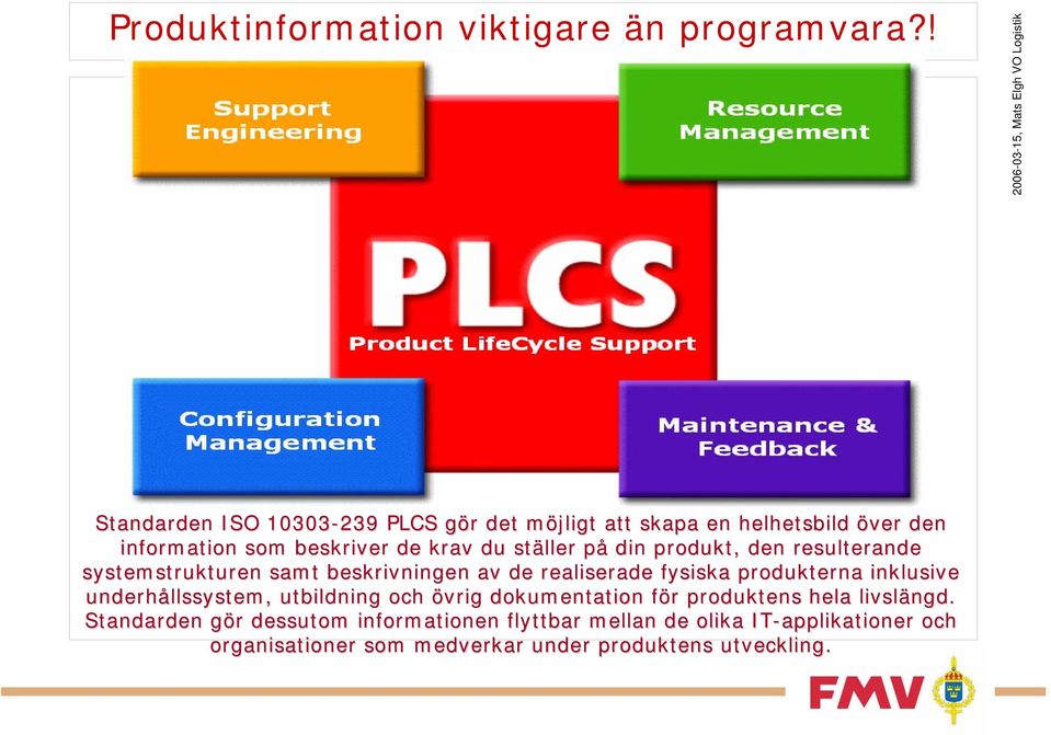 ställer påp din produkt, den resulterande systemstrukturen samt beskrivningen av de realiserade fysiska produkterna inklusive