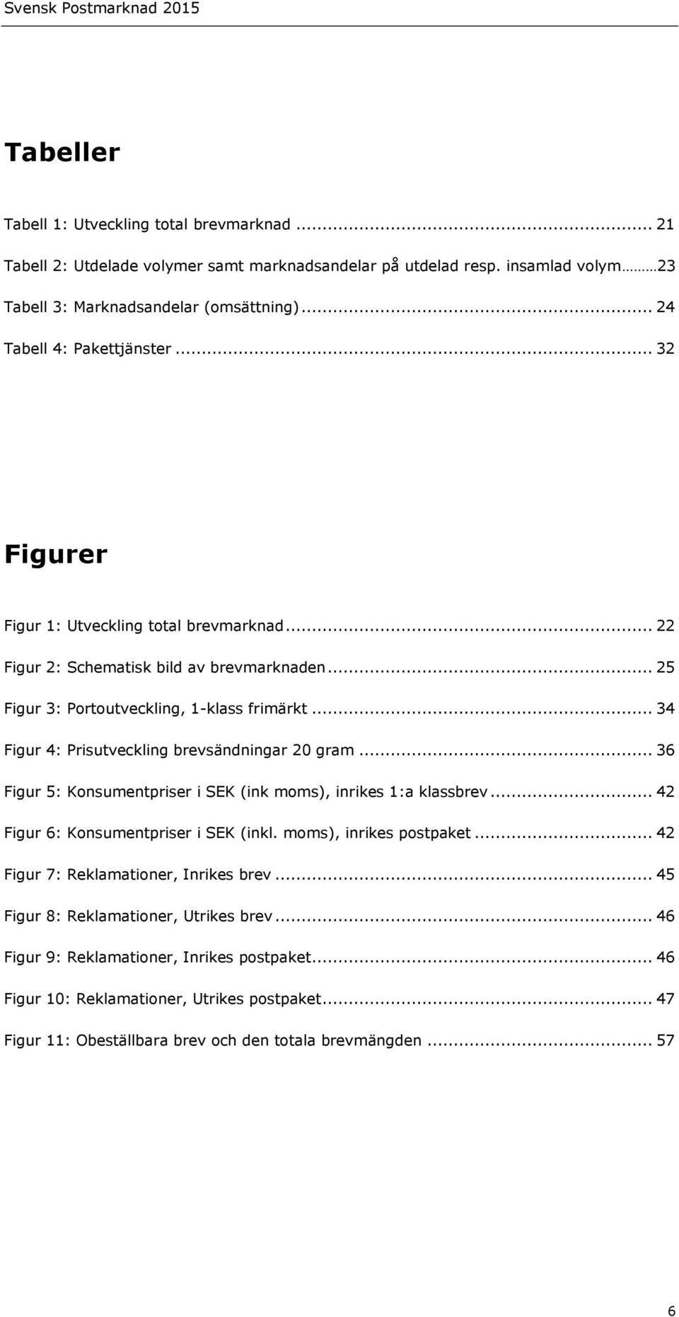 .. 34 Figur 4: Prisutveckling brevsändningar 20 gram... 36 Figur 5: Konsumentpriser i SEK (ink moms), inrikes 1:a klassbrev... 42 Figur 6: Konsumentpriser i SEK (inkl. moms), inrikes postpaket.