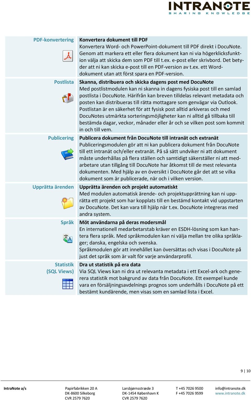 ex. ett Worddokument utan att först spara en PDF-version.