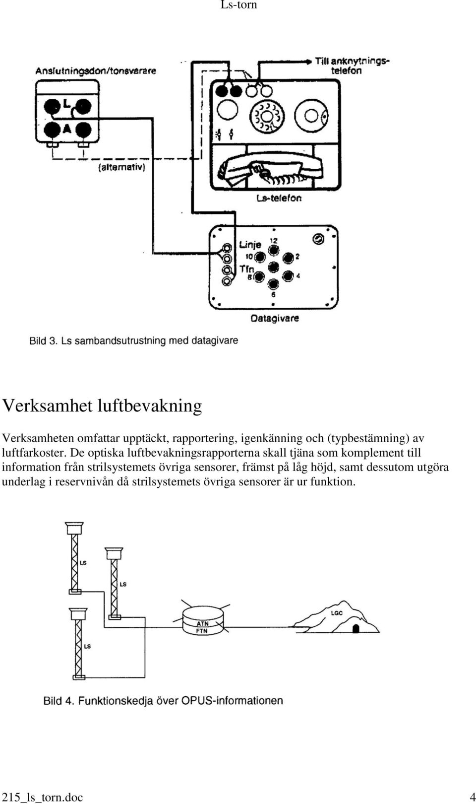 De optiska luftbevakningsrapporterna skall tjäna som komplement till information från