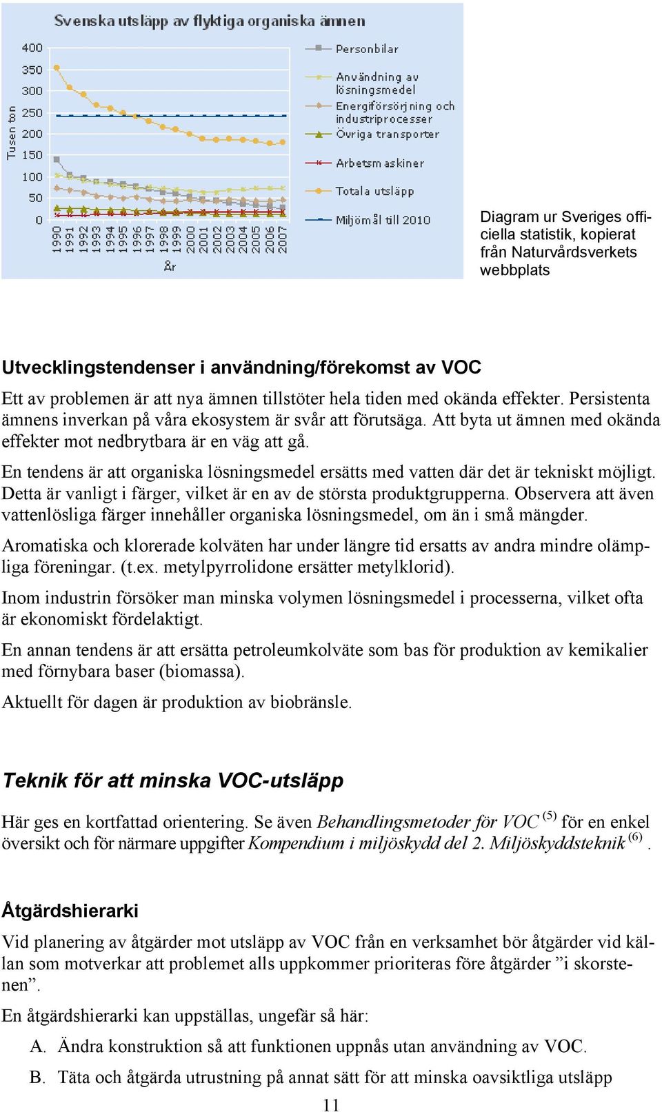 En tendens är att organiska lösningsmedel ersätts med vatten där det är tekniskt möjligt. Detta är vanligt i färger, vilket är en av de största produktgrupperna.